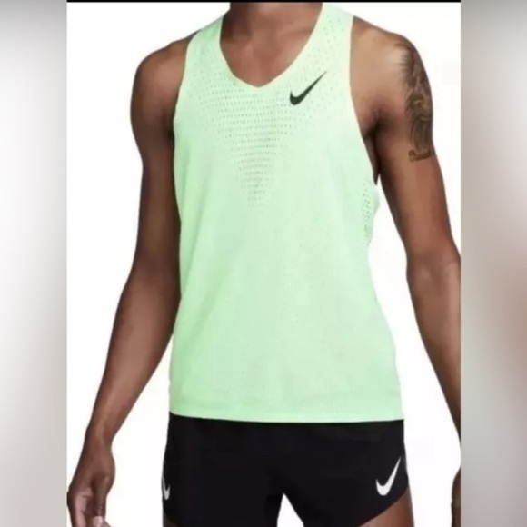 Nike Other - Nike Dri-FIT ADV AeroSwift Men's Racing Singlet FN4231-376 SIZE